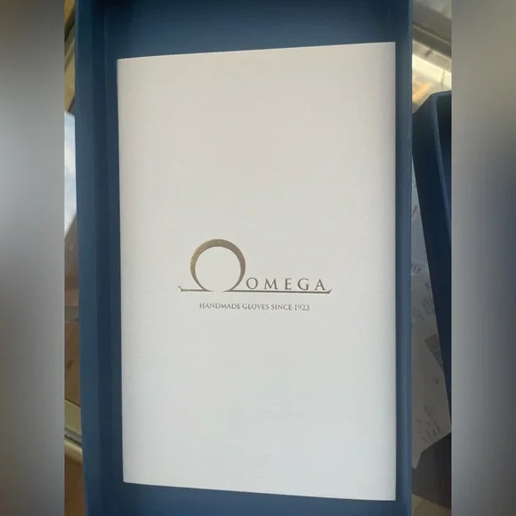 NWT Omega SRL Genuine Suede gloves 6.5 - Picture 6 of 6